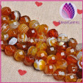 polishing Optical Special Effects and Round Brilliant Cut Gemstone Shape 8mm coffee agate loose beads diy jwelery